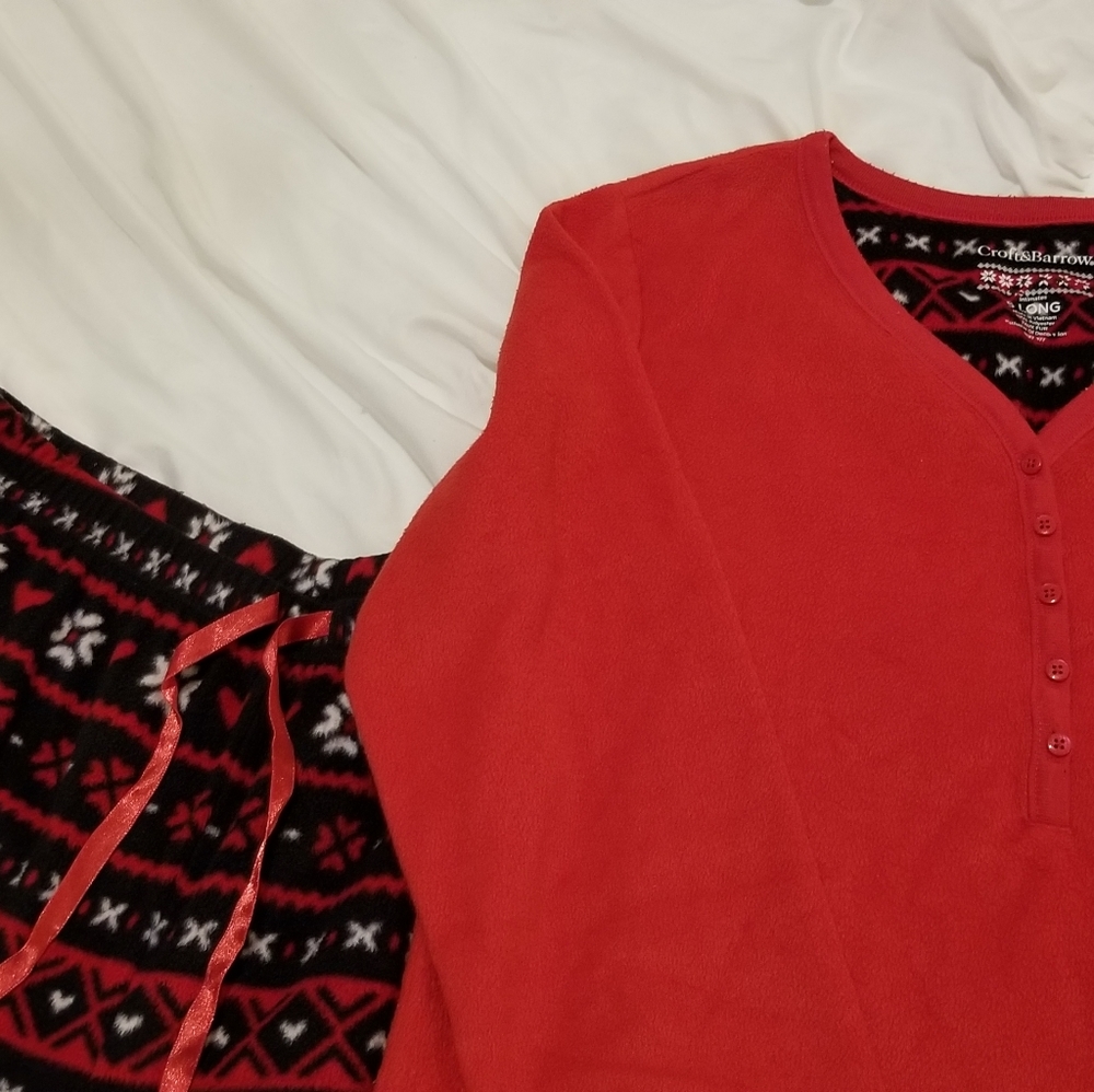 Fleece Pajama Set